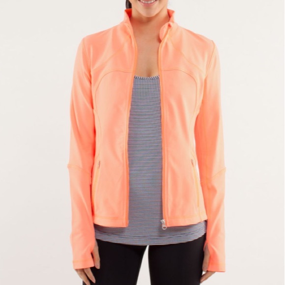 lululemon athletica Jackets & Blazers - Lululemon Forme Jacket Pop Orange Size 4